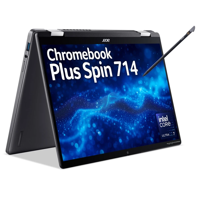 Image of Acer Acer Chromebook CPE794-1N U7-155U 16GB/512GB TS Intel Core Ultra 7 35.6cm (14") Touch Screen WUXGA LPDDR5x-SDRAM SSD WiFi 6E (802.11ax) ChromeO