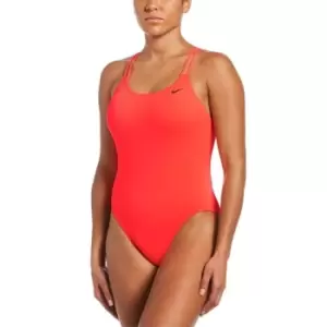 Image of Nike Spider Back Swimsuit Womens - Red