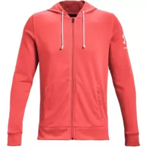 Image of Under Armour Armour Rival Terry Full Zip Hoodie Mens - Red