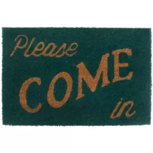 Image of Please Come In Design Door Mat Non Slip Floor Mat Indoor And Outdoor Welcome Mat With Robust PVC For Door Entrances House Entryway Kitchen Outside