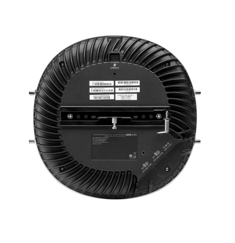 Image of HP Enterprise HPE Aruba Networking AP-634 (RW) Tri-radio 2x2:2 WiFi 6E External Antennas Campus AP S1G49A