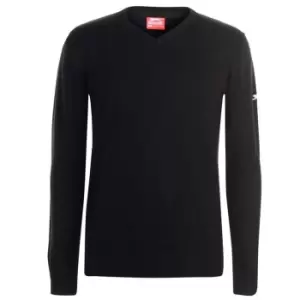 Image of Slazenger V Neck Sweater Mens - Black