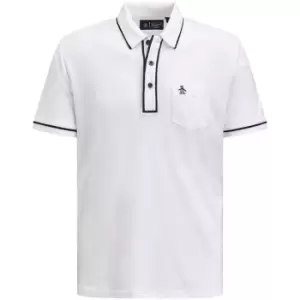 Image of Original Penguin Earl Polo Shirt - White
