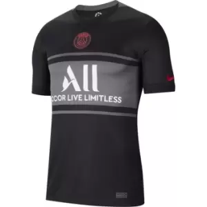 Image of Nike Paris Saint Germain Third Shirt 2021 2022 - Black