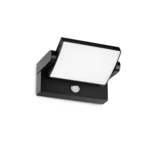 Image of SWIPE LED Outdoor Motion Sensor Wall Lamp Black, 3000K, IP54
