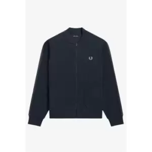 Image of Fred Perry Knitted Track Jacket - Blue