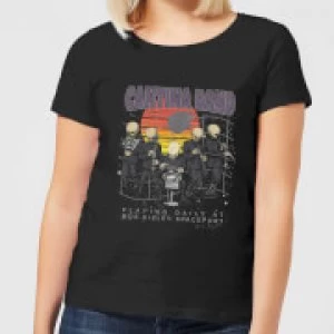 Image of Star Wars Cantina Band At Spaceport Womens T-Shirt - Black - S