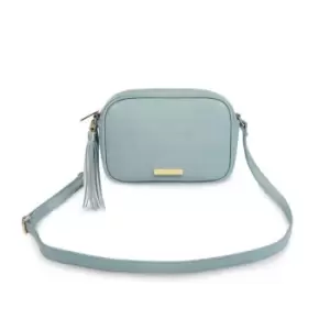 Image of Sophia Tassel Crossbody Pale Blue Handbag KLB1553