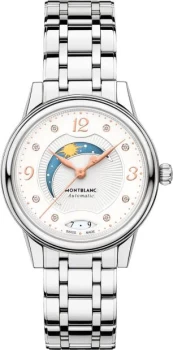 Image of Mont Blanc - Mont Blanc Boheme Day & Night 30 Mm - Wrist Watch - Silver