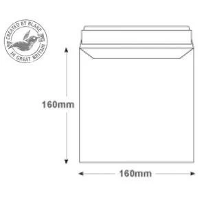 Image of Blake Creative Senses 160x160mm 100gm2 Peel and Seal Wallet Envelopes