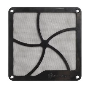 Image of Silverstone 120mm Magnetic Fan Filter in Black