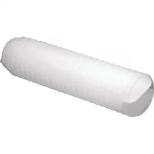 Image of Toolcraft Slotted Grub Screw Polyamide M4 x 10mm Pack Of 10