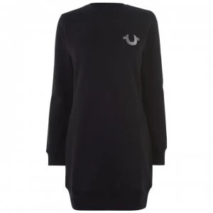 Image of True Religion Hoodie Dress - Black 1001