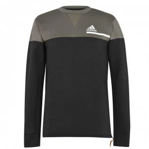 Image of adidas Z.N.E. Crew Sweatshirt Mens - Legend Earth