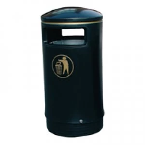 Image of Slingsby Black and Gold Victorian Hooded Top 75 Litre Bin 321770