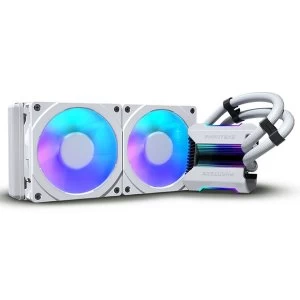 Image of Phanteks Glacier One 240MPH All In One CPU Water Cooler HALOS D-RGB White - 240mm