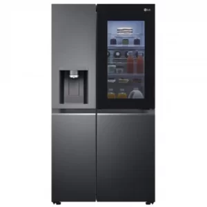 Image of LG InstaView ThinQ 635L WiFi Connected American Fridge Freezer GSXV91MCAE
