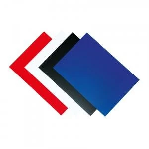 Image of Fellowes Binding Covers 250gsm A4 Red Gloss Ref 5378303 Pack 100
