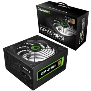 Image of Game Max GP-550 V2 80 Plus Bronze Rated PSU 550W Power Supply Unit