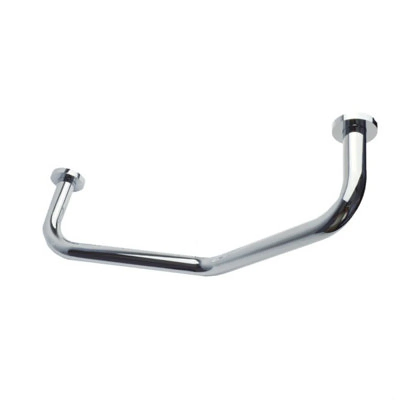 Image of Nes Home Bathroom Angled Grab Bar Safety Aid - 440mm