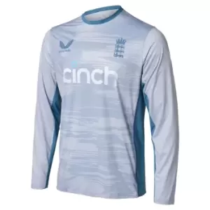Image of 2022 England Cricket Long Sleeve T-Shirt (Grey)