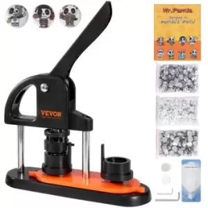 Image of VEVOR Button Maker Machine, 0.98 inch/25mm Pin Maker, Installation-Free Badge Punch Press Kit, Children DIY Gifts Button Making Supplies with 500pcs B