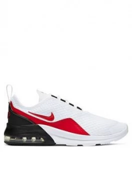 Image of Nike Air Max Motion 2 Junior Trainers - White/Red