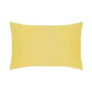 Image of 100% Cotton 200 Thread Count Pillowcase Pair Lemon