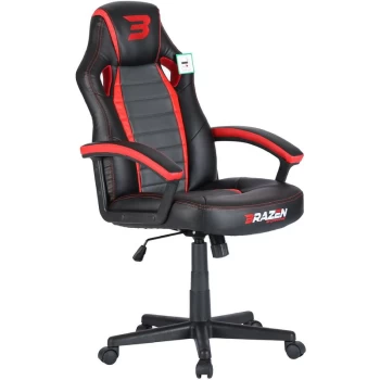 Image of BraZen Salute PC Gaming Chair - Red