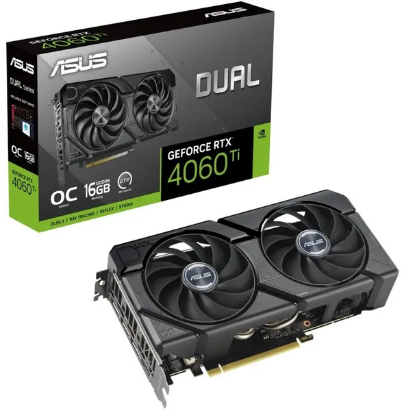 Image of ASUS GeForce RTX 4060 Ti Dual Evo OC 16GB GDDR6 Graphics Card