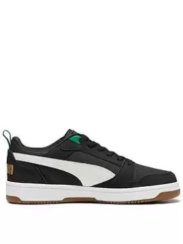 Image of Puma Rebound V6 75 Years Low Trainers, Black, Size 9, Men