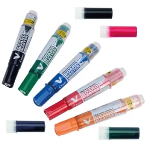 Image of Pilot V Board Marker Master Class Pack 30 Markers, 20 Refills