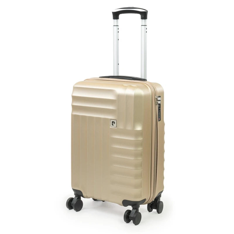 Image of Pierre Cardin Soleil Hard Shell Cabin Suitcase Small Luggage Champagne unisex Small