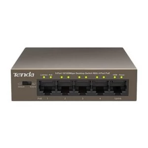 Image of Tenda TEF1105P-4-63W 5 Port 10/100 Mbps Fast Ethernet PoE Switch