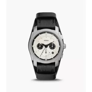 Image of Fossil Mens Machine Chronograph Eco Leather Watch - Black