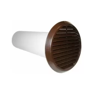 Image of Xpelair SS150WKBR Simply Silent 150mm Wall Kit Round - Brown