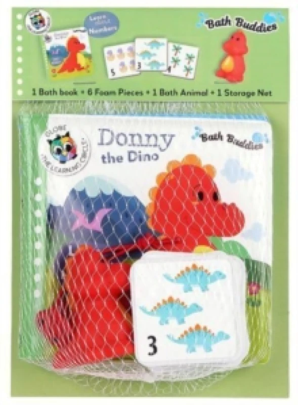 Image of Donny the Dino (Bath Buddies) Multiple-component retail product, part(s) enclose
