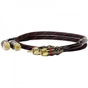 Image of Dynavox Perfect Sound Audio/phono Cable [2x RCA plug (phono) - 2x RCA plug (phono)] 1m Black, Red