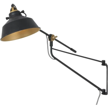 Image of Sienna Lighting - Sienna Nove Dome Wall Light Matt Black