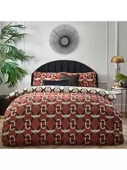 Image of Furn Avalon Duvet Cover Set - Brick