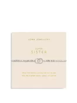Image of Joma Jewellery Forever Yours - Super Sister Silver Bracelet (17.5Cm Stretch)