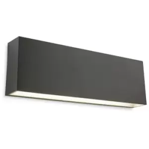 Image of Firstlightlighting - Firstlight Midas Outdoor Integrated LED Down Light Rectangle Graphite IP65