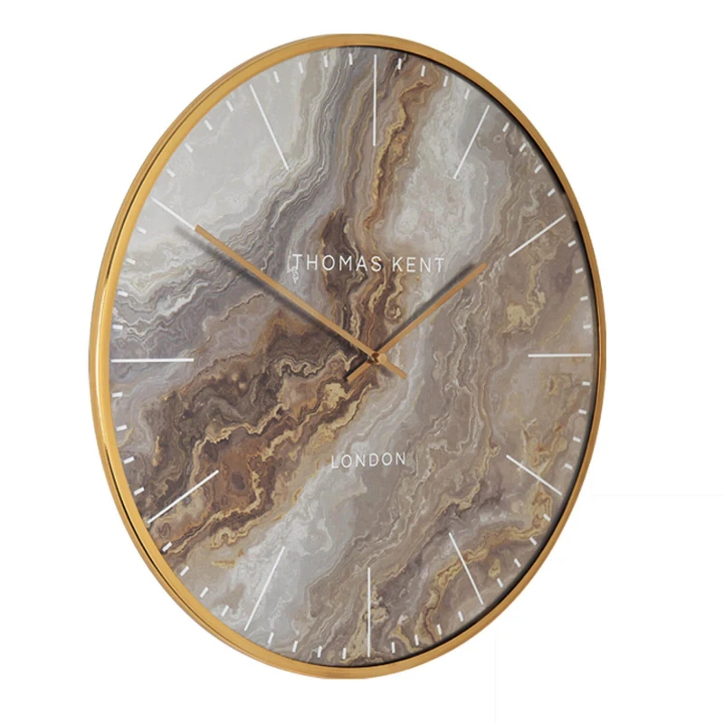 Image of Thomas Kent Oyster Wall Clock, 66cm, Bronze
