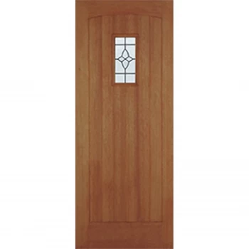 Image of Cottage External Glazed Unfinished Hardwood 1 Lite Door - 915 x 2135mm