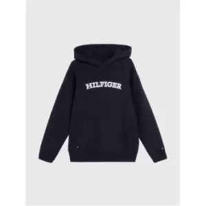 Image of Tommy Hilfiger Hilfiger Arched Hoodie - Blue