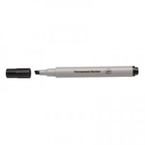Image of Nice Price Black Permanent Chisel Tip Marker Pack of 10 WX26042A