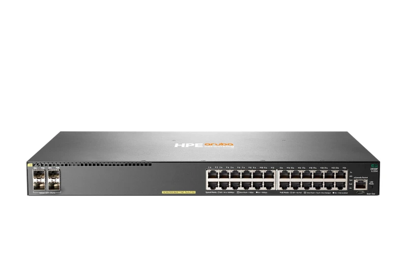 Image of HPE Aruba Networking 2930F 24G PoE+ 4SFP+ Switch
