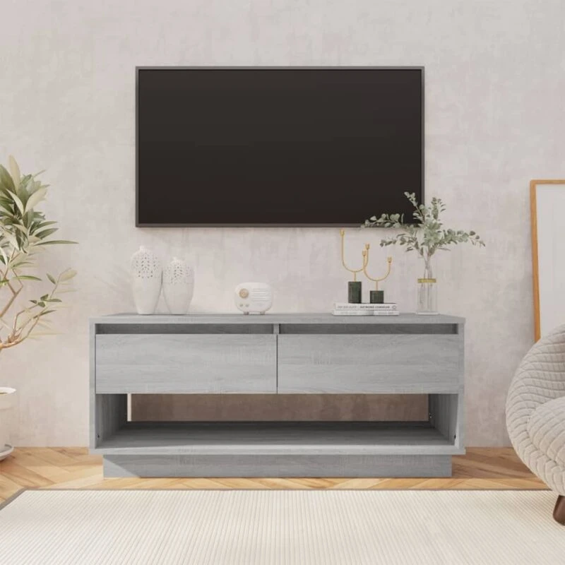 Image of VIDAXL TV Cabinet Grey Sonoma 102x41x44cm Engineered Wood Vidaxl 8720286836576