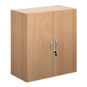 Image of Dams International Cupboard Lockable Melamine Contract 25 756 x 408 x 830mm Beech