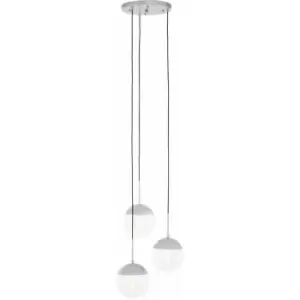 Image of Premier Housewares - Revive Chrome Finish 3 Pendant Light